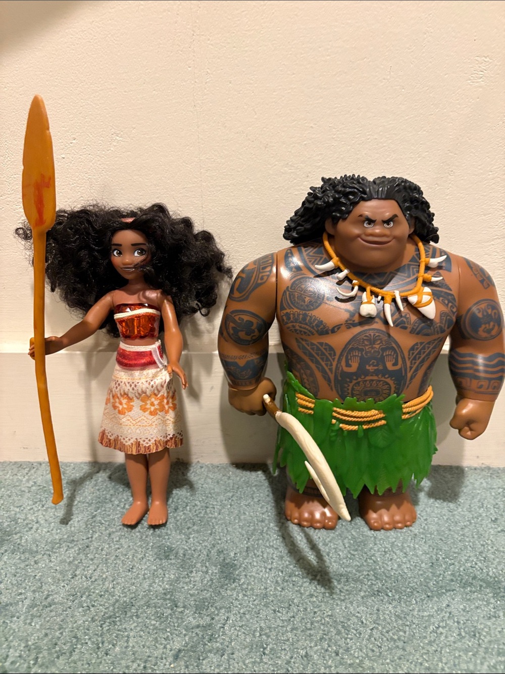 Disney Moana Doll and Maui Figure Set